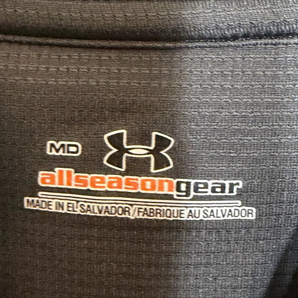 Under Armour Men's medium Charcoal gray Polo Shirt - Picture 2 of 6